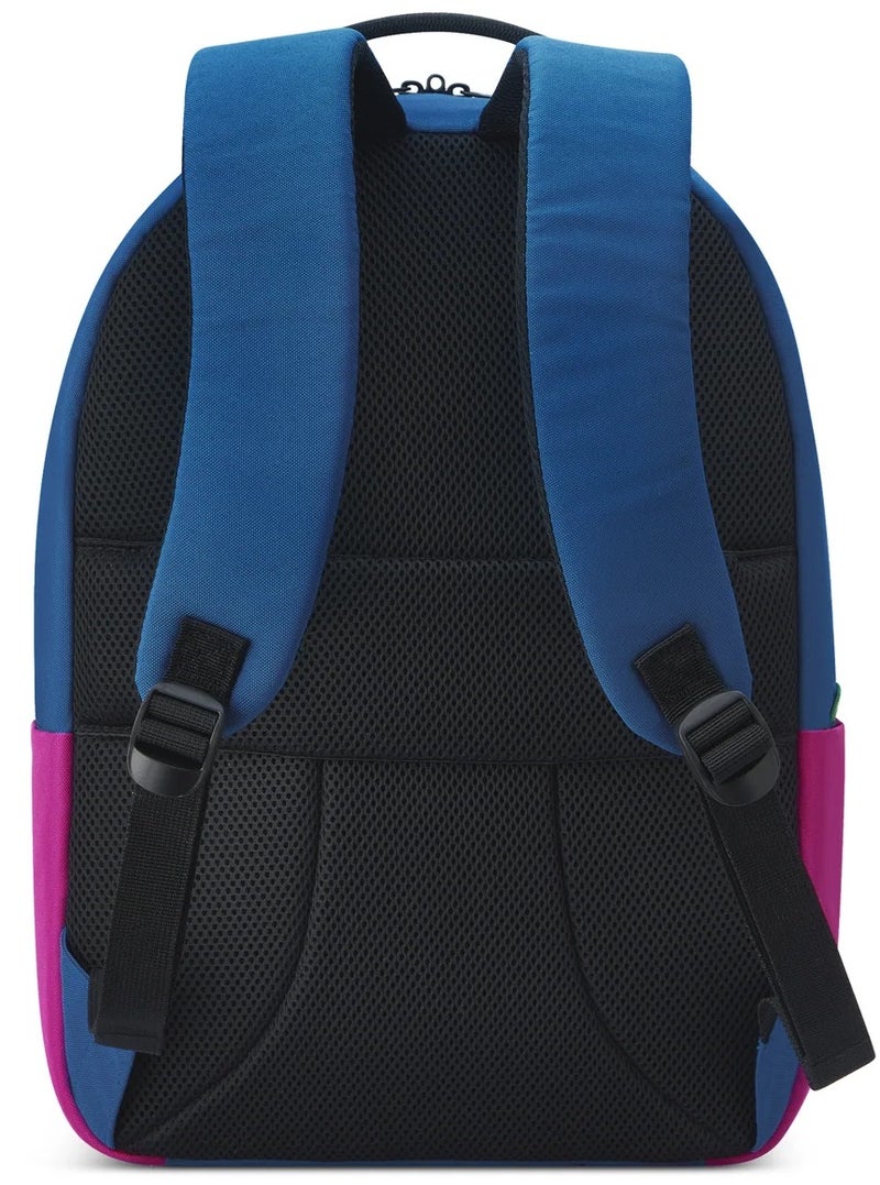 UNITED COLORS OF BENETTON Fabrica Round 15.6'' Unisex Laptop Backpack - Blue - Image 3